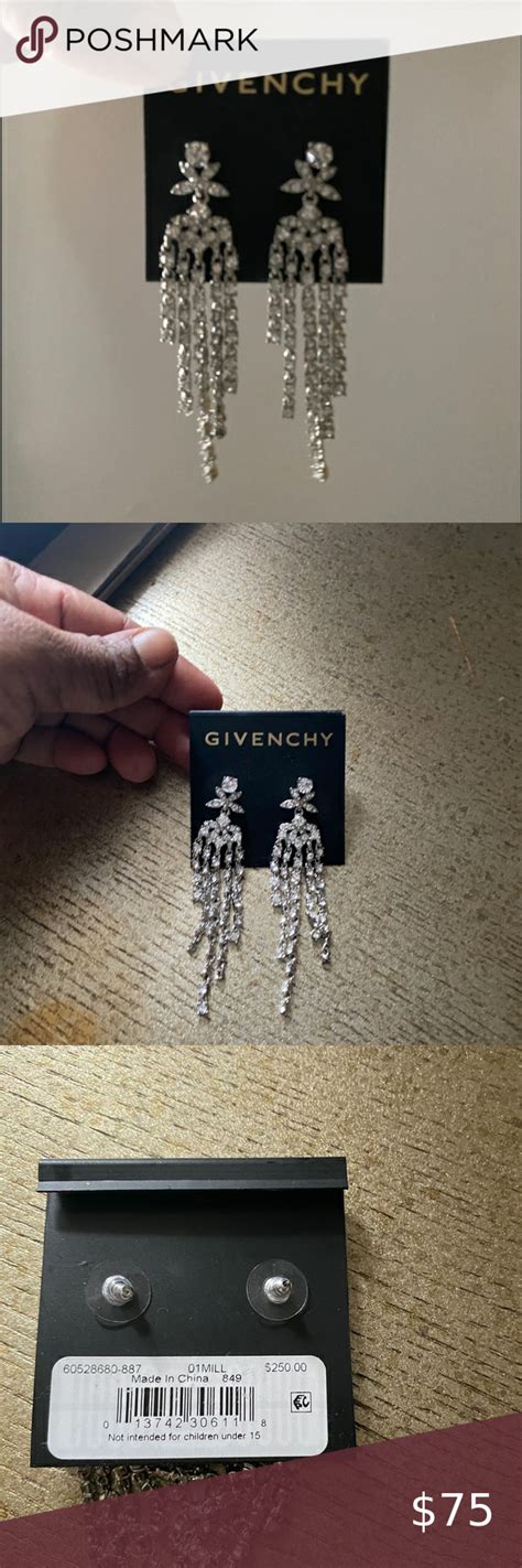 givenchy earring clip review|Givenchy diamond earrings.